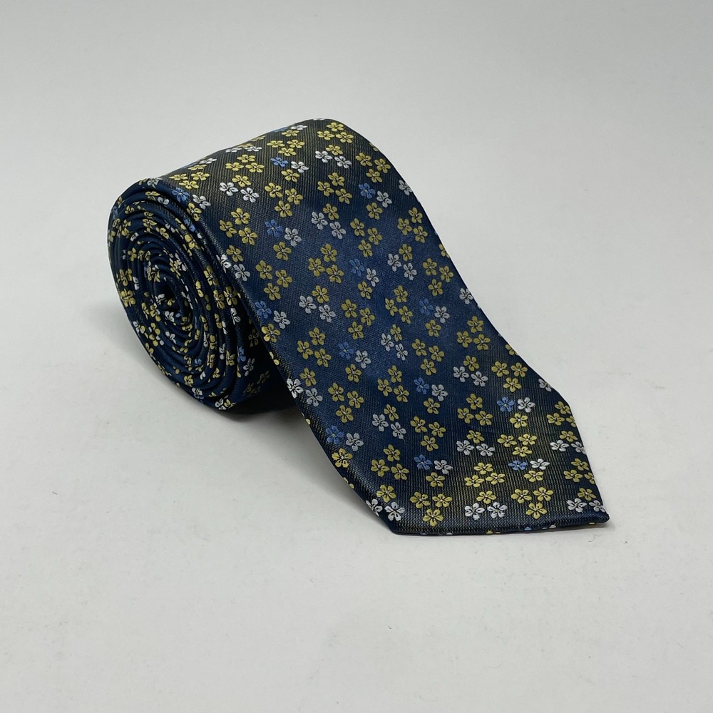 US Polo Assn Multicolor Floral Handmade Tie Necktie